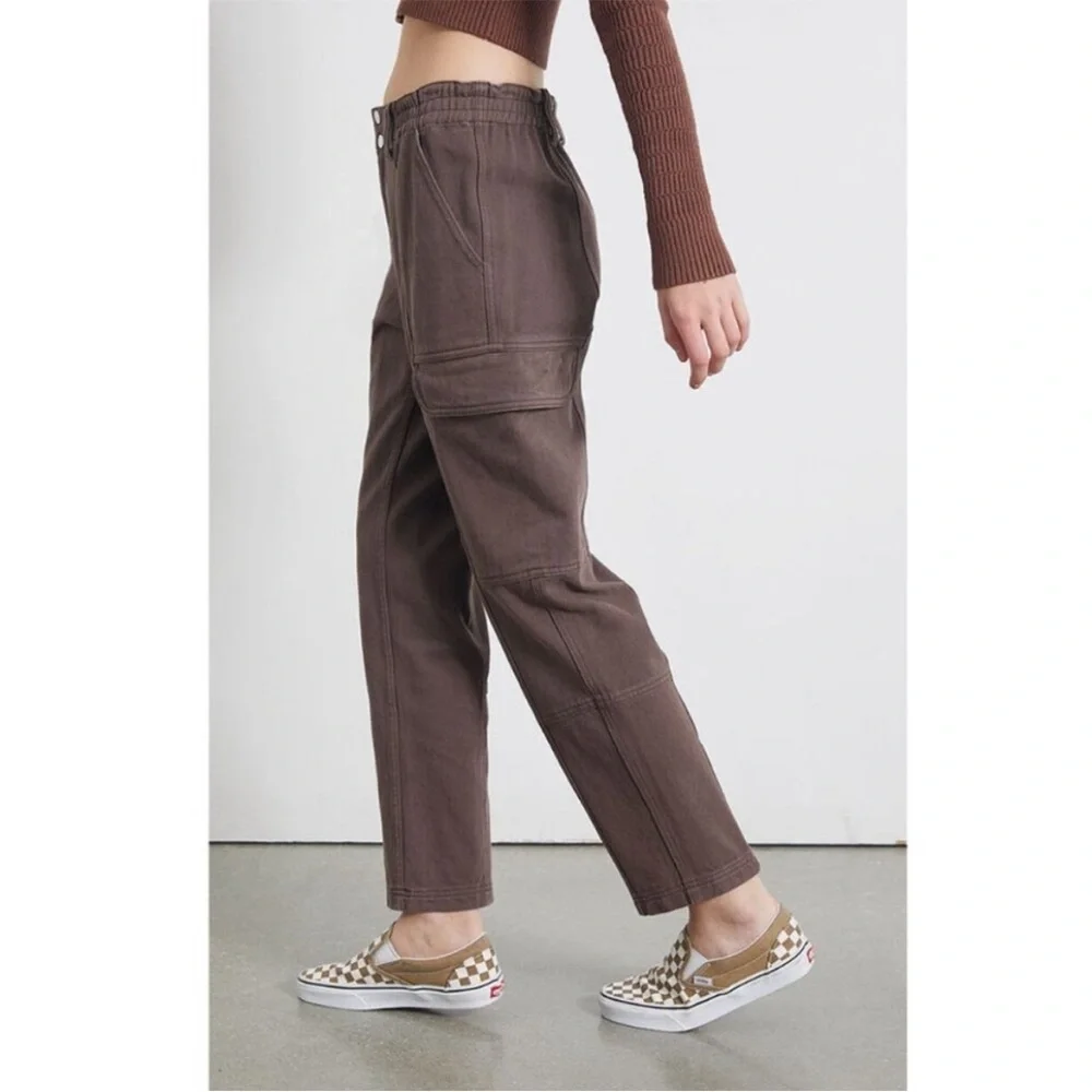 PacSun Brownie Utility Cargo Pants with an elastic waist Size S - Picture 1 of 5